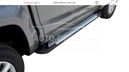 Aluminum running boards Volkswagen Amarok 2016-... - Style: BMW фото 0