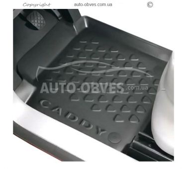 Килимки оригінальні Volkswagen Caddy 2015-2020 - тип: з бортом водійський кт 1шт фото 1