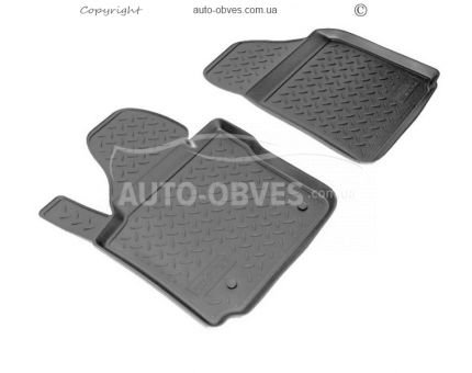 Floor mats Volkswagen Caddy front 2004-2010 - type: set, model фото 0