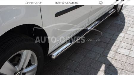 Боковые трубы Volkswagen Caddy 2010-2015 фото 1