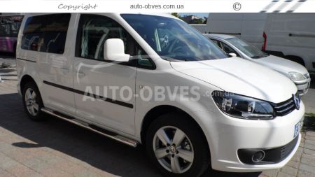 Side pipes Volkswagen Caddy 2010-2015 фото 3