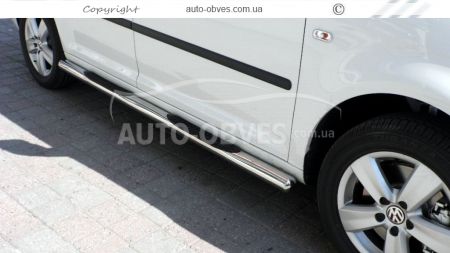 Боковые трубы Volkswagen Caddy 2010-2015 фото 2