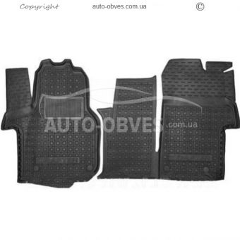 Floor mats Volkswagen Crafter front 2011-2016 - type: polyurethane фото 0