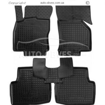 Floor mats Volkswagen Passat B8 - type: polyurethane фото 0