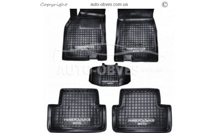 Floor mats Volkswagen Sharan 1995-2000 5 seats - type: polyurethane фото 0