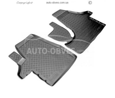 Floor mats Volkswagen T5 2010-2015 - type: set, model фото 0