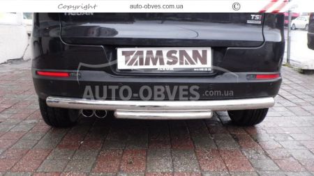 VW Tiguan rear bumper protection фото 3