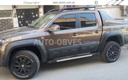 VW Amarok arch extenders - type: tank 19 cm, overlays for painting фото 6