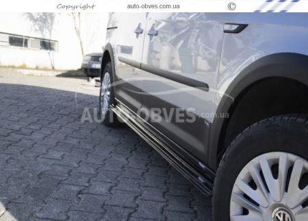 Накладки на пороги Volkswagen Caddy 2004-2015 фото 3