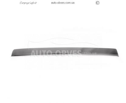 Trim over license plate Volkswagen Crafter 2006-2016 - type: black chrome photo 0