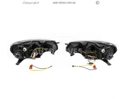 Front optics of Volkswagen Golf 6 - type: black led photo 2