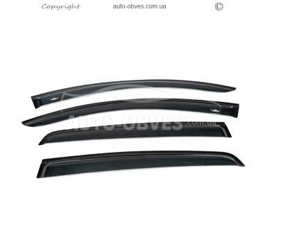 Volkswagen Golf 6 window deflectors - type: hb 4 pcs hic фото 1