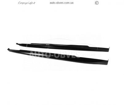 Side sills Volkswagen Golf 7, E-Golf - type: v1 gloss black photo 2