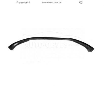 Передня накладка Volkswagen Golf, 7 E-Golf - type: lip під заводський бампер 2012-2017 v2 чорний глянець фото 2