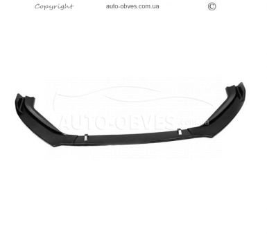 Cover on the front bumper VW Golf VII 2017-2020 - type: lip фото 1
