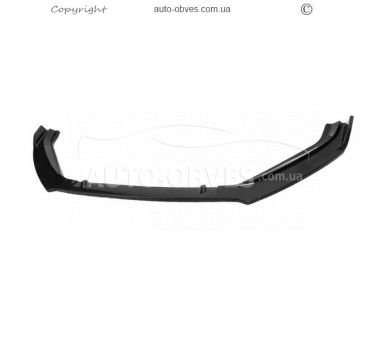 Cover on the front bumper VW Golf VII 2017-2020 - type: lip фото 0