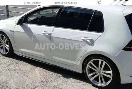 Боковые пороги VW Golf VII 2017-2020 - тип: abs фото 2