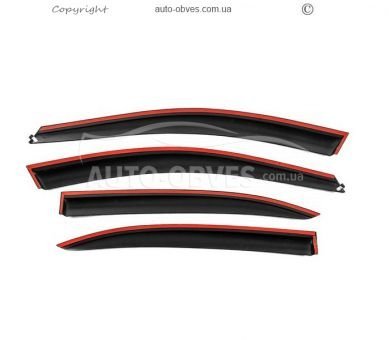 Вітровики Volkswagen Jetta 2011-2018 - тип: з хромом eu фото 2