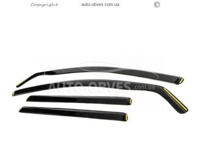 Wind deflectors insert Volkswagen Passat B7 sw photo 0