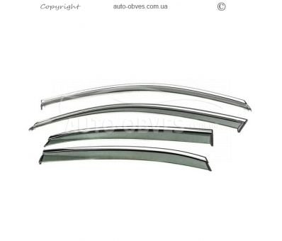 Вітровики Volkswagen Passat B7 2011-2014 - тип: з хромом usa фото 0