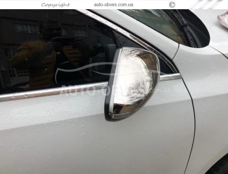 Накладки на зеркала Volkswagen Passat B8 2014-2024 - тип: нержавейка usa фото 3