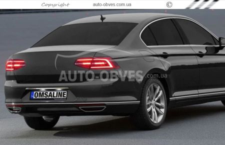 Накладка над номером VW Passat B8 - тип: sd фото 2