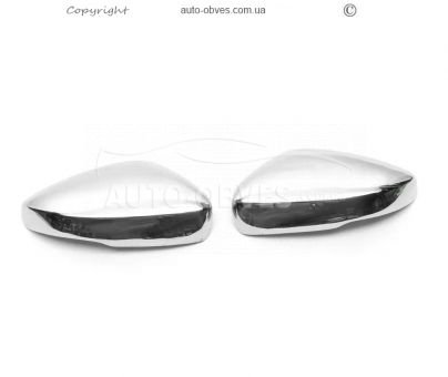 Volkswagen Polo 2010-2017 hb mirror caps stainless steel photo 1