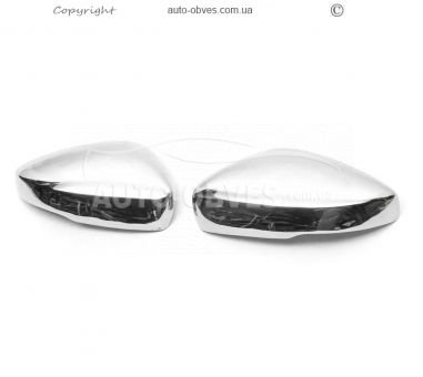 Volkswagen Polo 2010-2017 hb mirror caps stainless steel photo 0