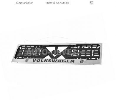 Рамка номерного знаку з лого Volkswagen фото 0