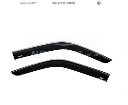 Ветровики с хромированным молдингом Volkswagen T5 - тип: 4 шт фото 1