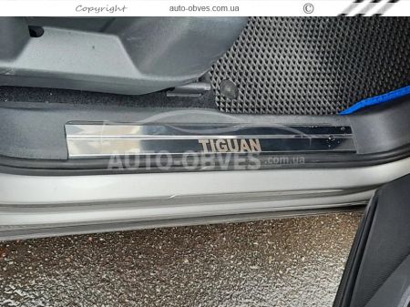 Накладки на пороги Volkswagen Tiguan 2016-... фото 3