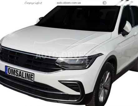 Накладки на противотуманные фары VW Tiguan 2020-2023 - тип: модельные фото 3