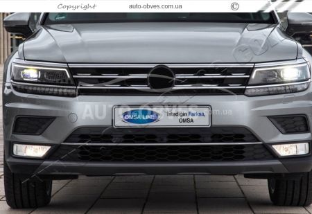 Pad in the front bumper VW Tiguan 2016-... фото 2