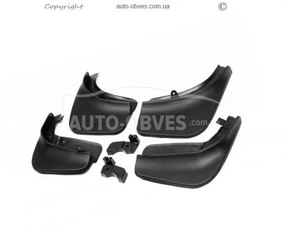 Mud flaps model Volkswagen Touareg 2011-2015 -type: set 4pcs фото 0