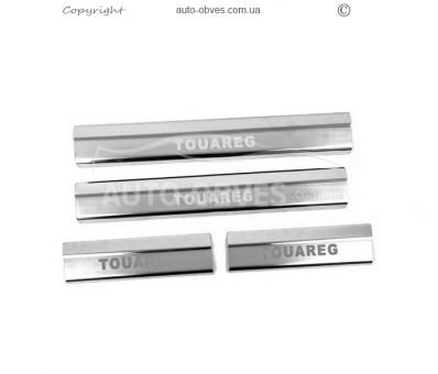 Накладки на пороги Volkswagen Touareg 2010-2017 фото 2