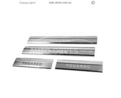 Накладки на пороги Volkswagen Touareg 2010-2017 фото 0