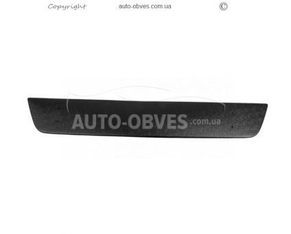 Накладка на решетку радиатора Volkswagen Touran 2010-2015 – тип: верхняя – цвет: матированный фото 3