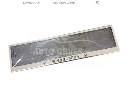 License plate frame for Volvo - 1 pc фото 0