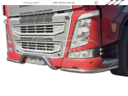 Захист переднього бампера для Volvo FH euro 6 - дод послуга: встановлення діодів - тип: v4 фото 1
