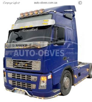 Holder for headlights on the roof of Volvo FH euro 5 wide version, service: installation of diodes, on order 5 days фото 4