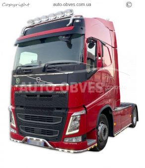 Holder for headlights on the roof of Volvo FH euro 6 - service: installation of diodes фото 6