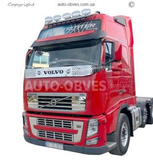 Комплект накладок на решітки Volvo FH фото 6