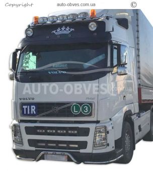 Front bumper protection Volvo FH euro 5 - additional service: installation of diodes v4 фото 1
