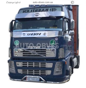 Накладки на решітку в капоті Volvo FH фото 2