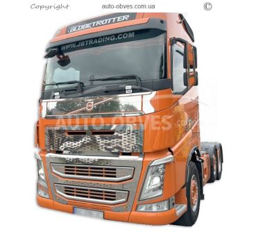Накладки на кабіну під склом Volvo FH euro 6 фото 11