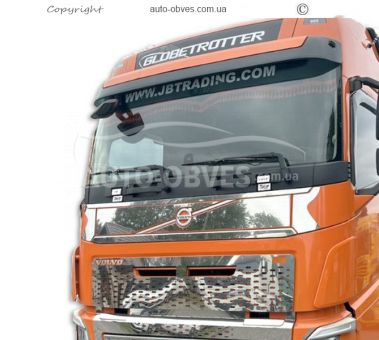 Накладки на кабіну під склом Volvo FH euro 6 фото 4