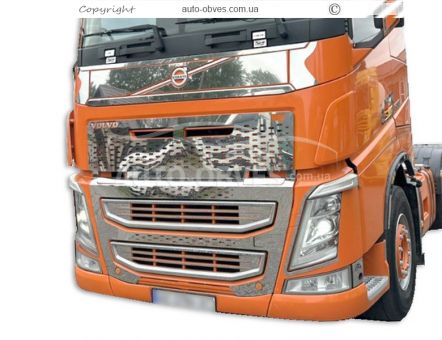 Накладки на кабіну під склом Volvo FH euro 6 фото 5