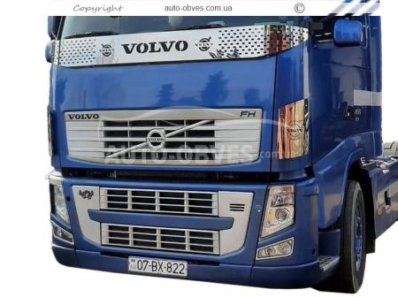 Накладки повітрезабірники на кріпленнях Volvo FH всі моделі фото 6