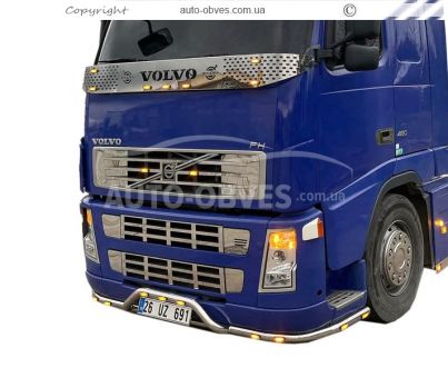 Дефлектор капоту мухобійка Volvo FH euro 5 фото 11