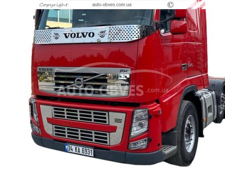 Дефлектор капоту мухобійка Volvo FH euro 5 фото 13